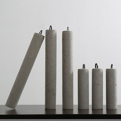 Vivolux | StoneCast Industrielle Zylinder-Pendelleuchte aus Beton | 1 Licht | Glatte oder Raue Oberfläche