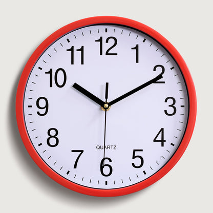 Vivolux | Klassenzimmer Kinderzimmer Stille Wanduhr 10 Zoll