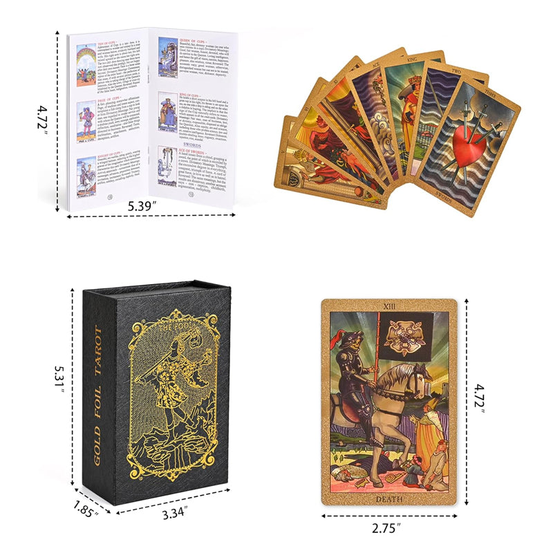 Entdecken Sie die mystische Welt des Tarot Gold Foil Tarot