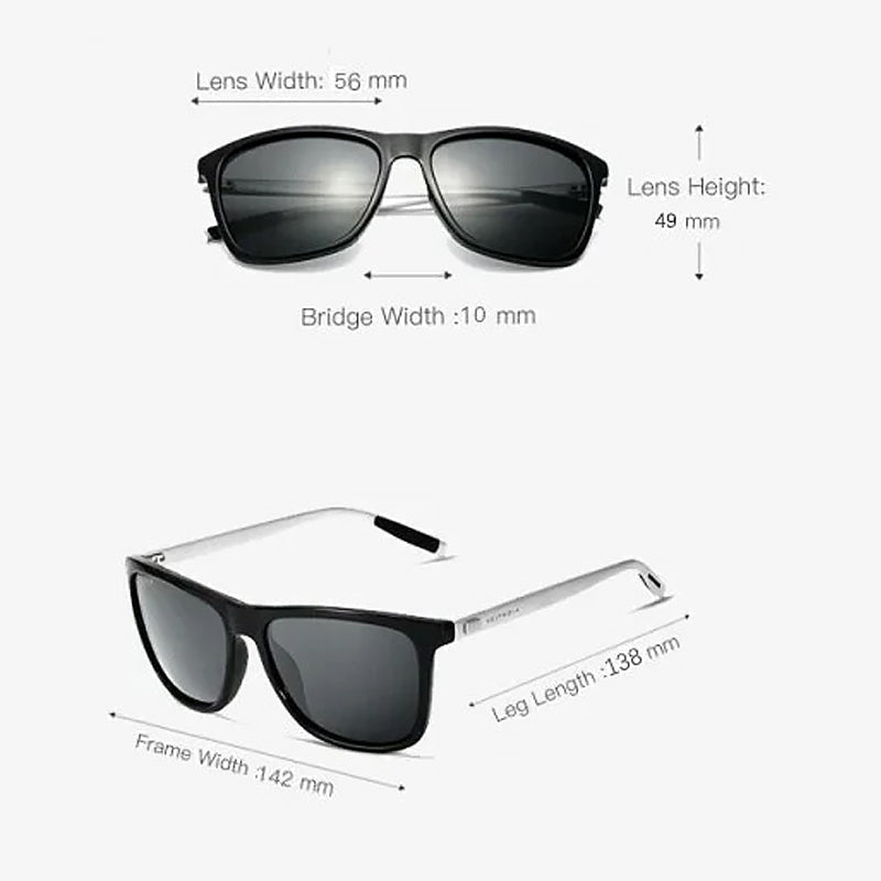 Vivolux | Polarisierte Sonnenbrille Mit Aluminium-Magnesium-Rahmen