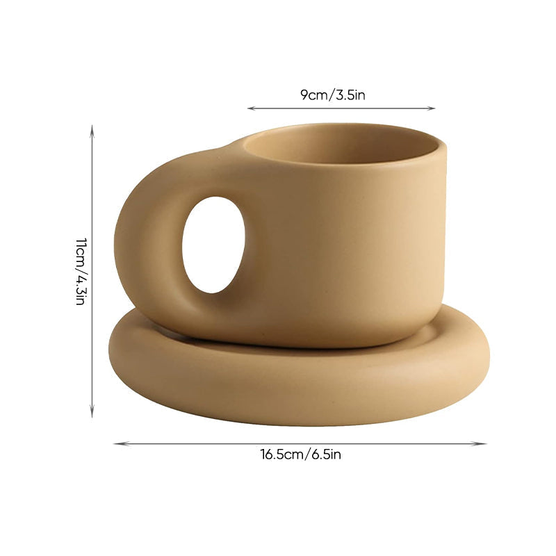 Vivolux | Nordic Minimalist Süße Dicke Tasse