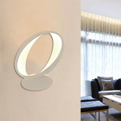 Vivolux | Ovaalvormige Eetkamer Wandlamp Acryl Moderne Stijl Witte Wandlamp in Wit/Warm