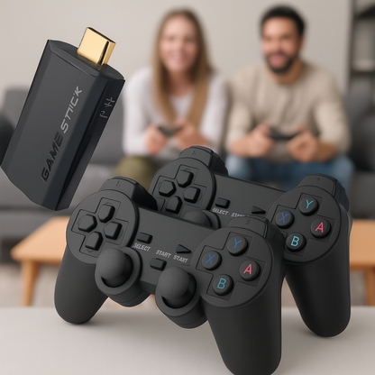 Vivolux | 4K Retro-Videospielkonsole Stick Dual Wireless Controller Set