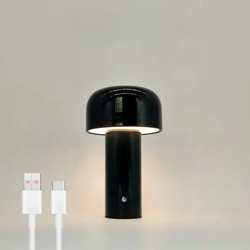 Vivolux | Frendorf - Wiederaufladbare Pilz-LED-Tischlampe für eine gemütliche Atmosphäre