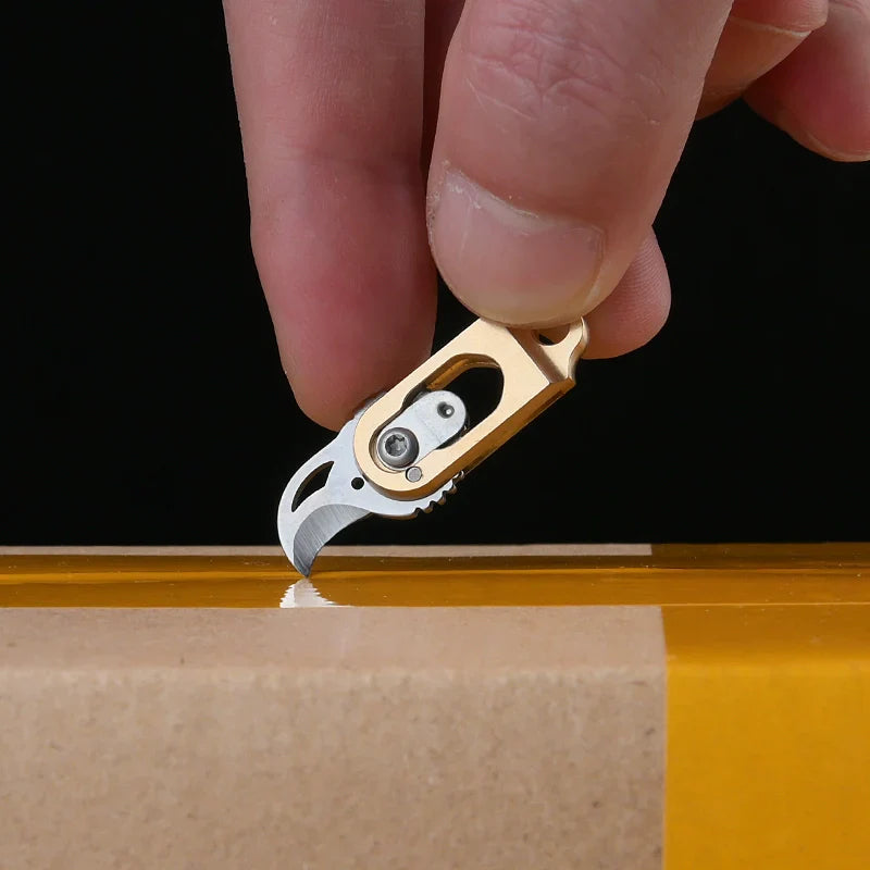 Vivolux | Mini Messing Klappenzang - Taschenformat Express Öffner