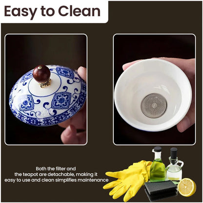 Vivolux | Gongfu-Teeset aus Porzellan - Zeitlose Eleganz, perfekter Tee