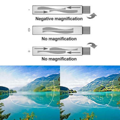 Focus Verstellbare Brille Lesebrille Unisex