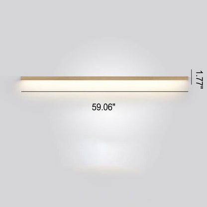Vivolux | ZenBeam Japanische LED Wandleuchte | Massivholz Design | Moderne Akzentbeleuchtung