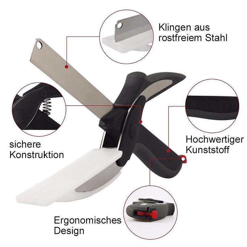 Vivolux | EdgeCut | Vielseitige Edelstahl-Küchenschere