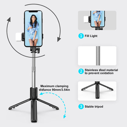 Vivolux | 6 In 1 Drahtloser Bluetooth Selfie Stick