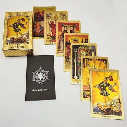 Entdecken Sie die mystische Welt des Tarot Gold Foil Tarot