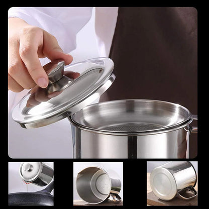 Vivolux | Edelstahl Filter Ölkännchen