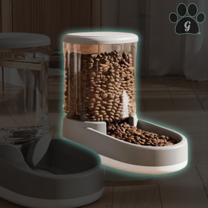 PET 3.8L Automatischer Schwerkraft-Tierfutterspender oder Wasserspender