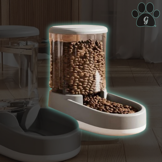 PET 3.8L Automatischer Schwerkraft-Tierfutterspender oder Wasserspender