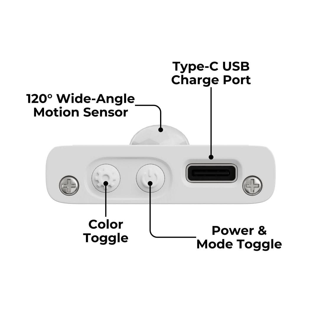 Vivolux | SmartHome - LED-Streifen Bewegungsmelder kabellos - Kein Aufwand mit Kabeln