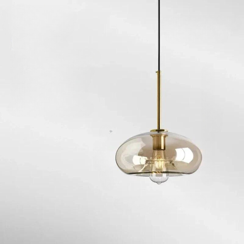 Vivolux | NordicGlas - Moderne Skandinavische Glas Hängeleuchte für Esszimmer und Wohnzimmer