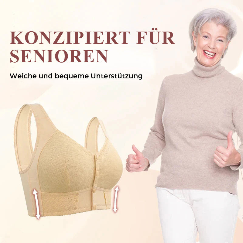 Neuer atmungsaktiver BH mit Frontverschluss für Senioren