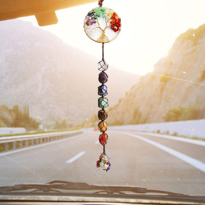 Vivolux | 7 Chakra Stein Heilung Kristall Lebensbaum Dekoration