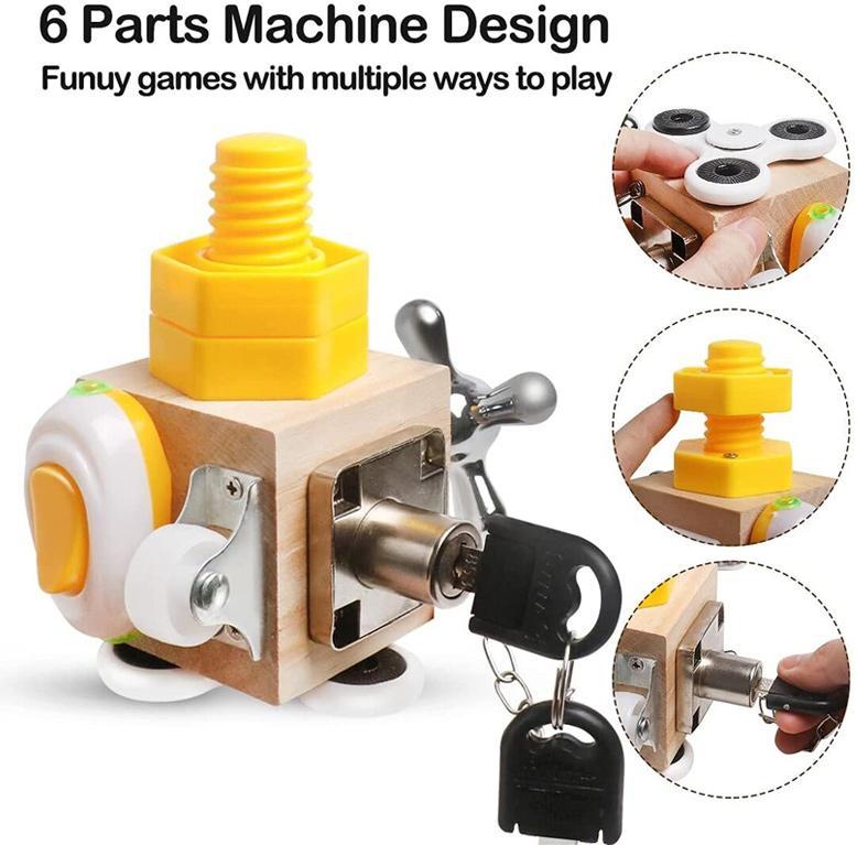 Vivolux | Kleinkind Beschäftigungsbrett Montessori Spiel