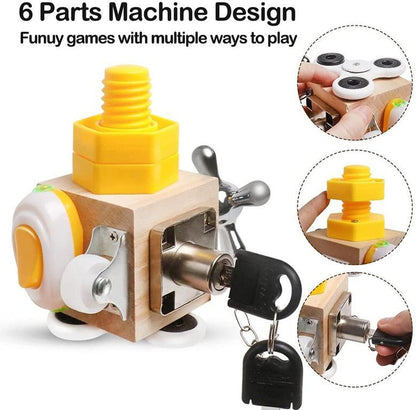 Vivolux | Kleinkind Beschäftigungsbrett Montessori Spiel