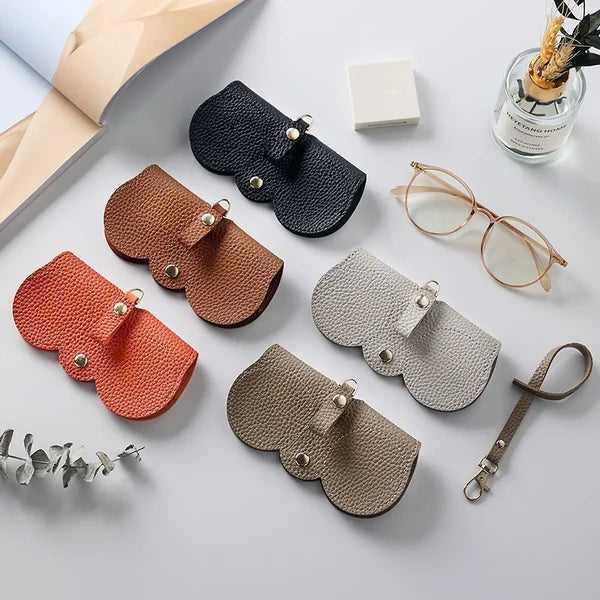 Vivolux | Weiche Leder-Sonnenbrillen-Tasche