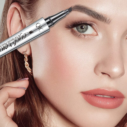 Vivolux | Wasserdichter 3D-Microblading-Augenbrauenstift mit 4 Gabelspitzen