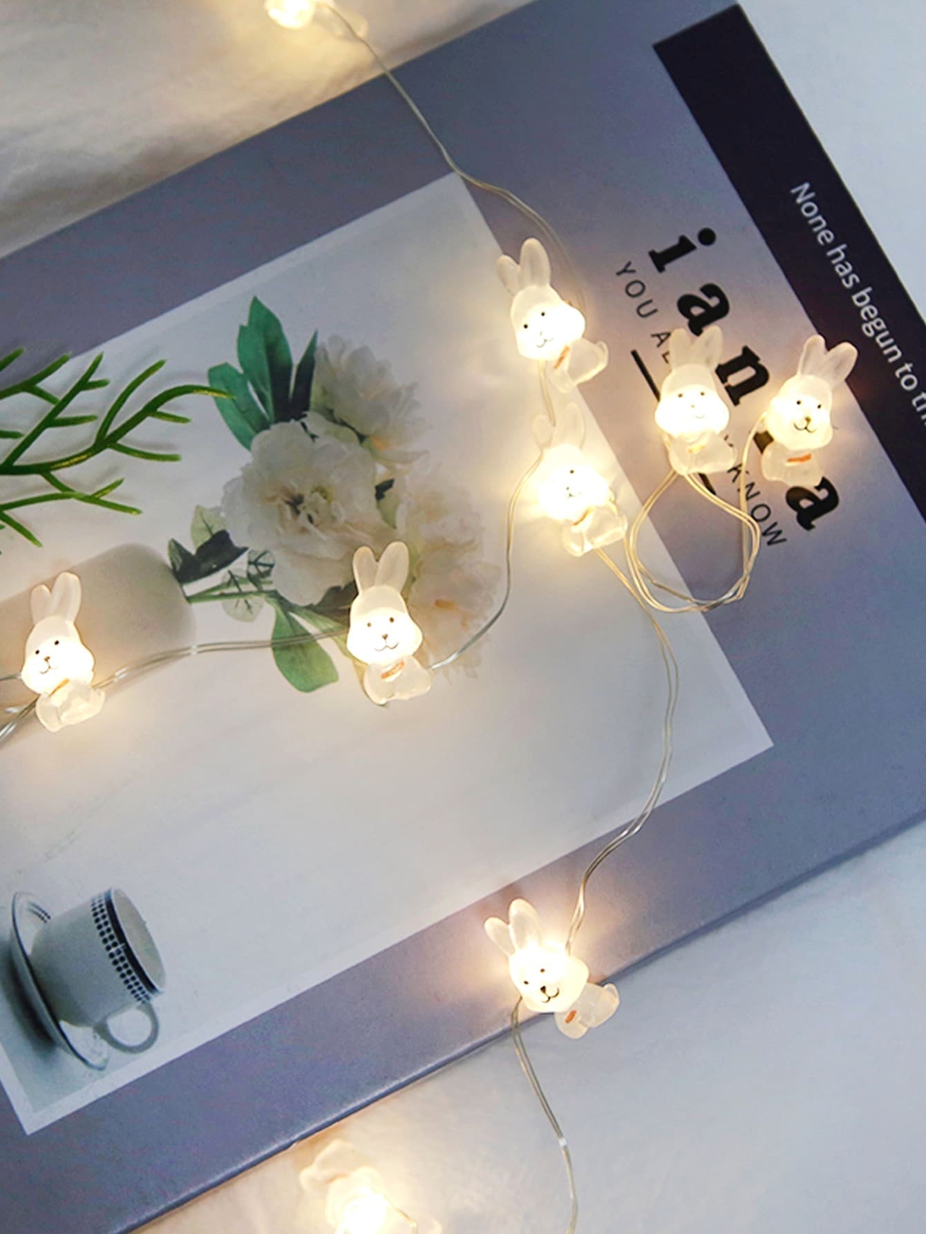 Vivolux | 20 LED 2M Kaninchen Lichterkette - Neuheitsbeleuchtung