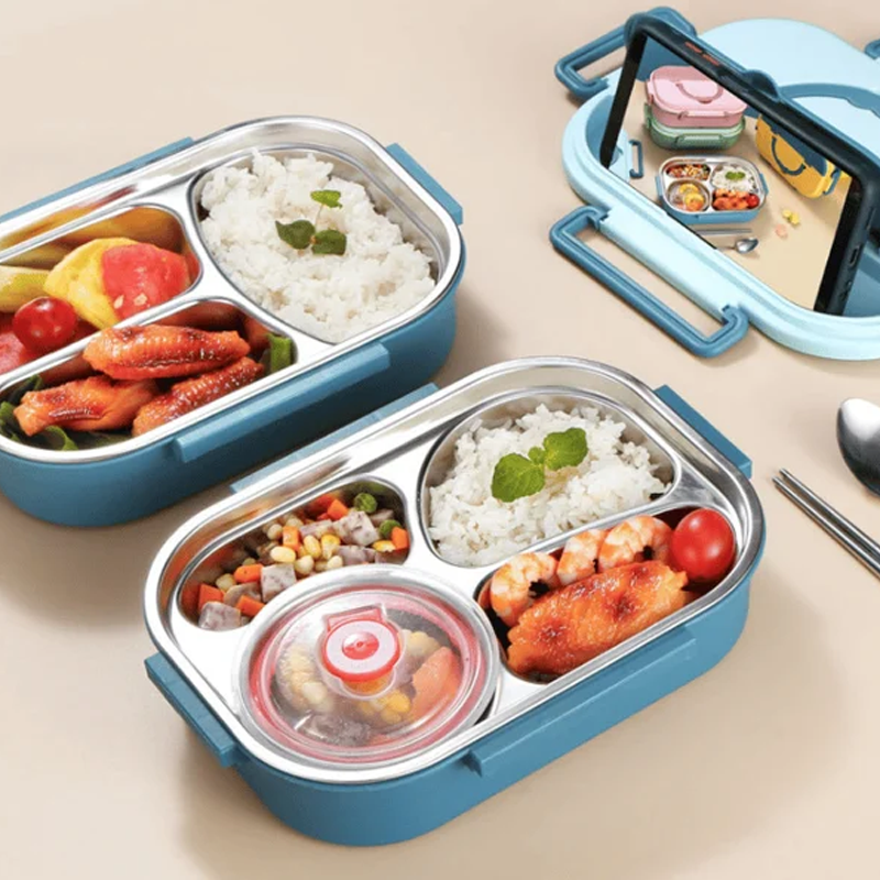 Vivolux | Bento-Lunchbox aus rostfreiem Stahl