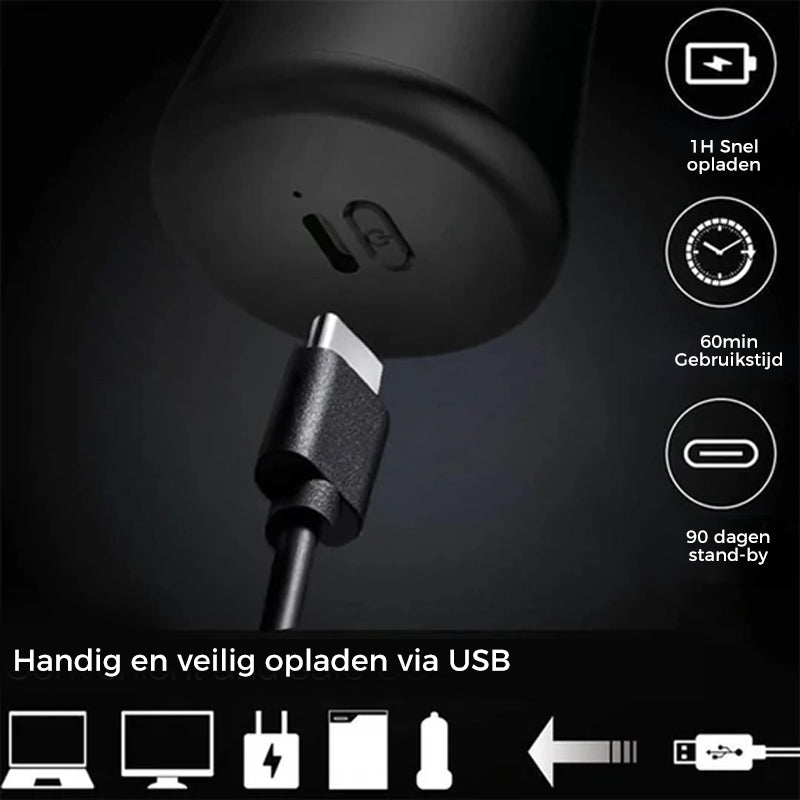 Waschbares elektrisches Taschenrasierer