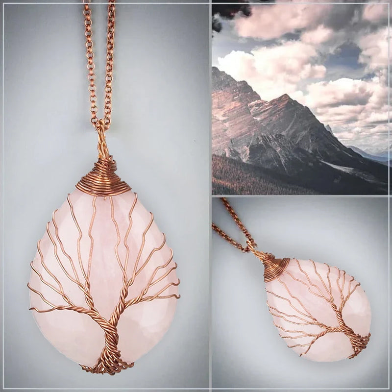 Tree of Life Opal Halskette