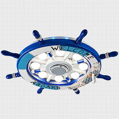 Vivolux | NautiGlow Kinderzimmer LED Deckenlampe | Segelboot-Design | Cartoon-Stil | Stimmungsvolle Beleuchtung
