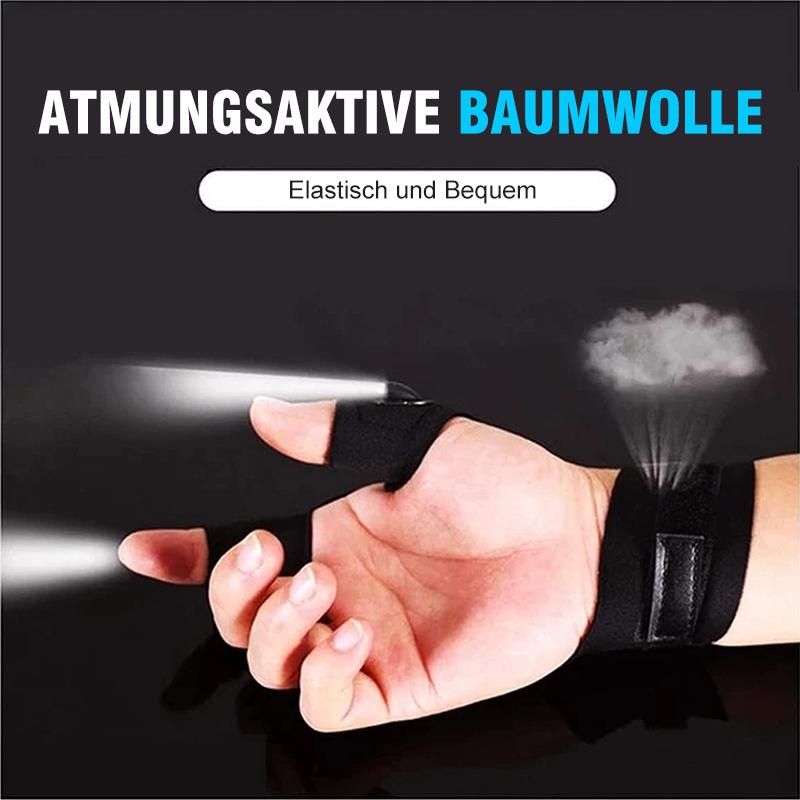 Handschuhe mit wasserdichter Beleuchtung