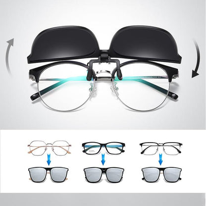 Neue polarisierte Clip-On Flip-Up Sonnenbrille