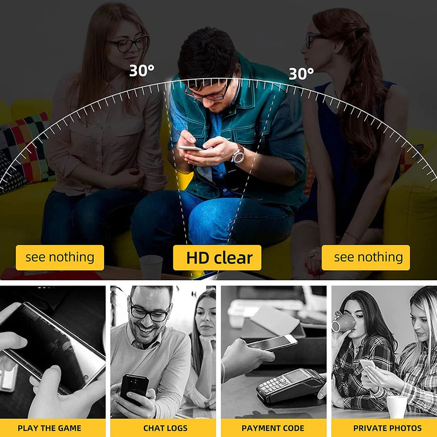 Vivolux | Magnetisches gehärtetes Glas doppelseitig geeignet für iPhone