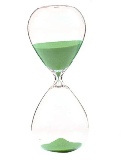 Vivolux | Kreative transparente Sanduhr aus Glas