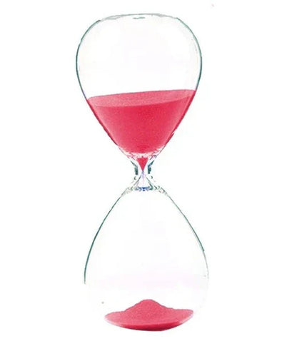 Vivolux | Kreative transparente Sanduhr aus Glas