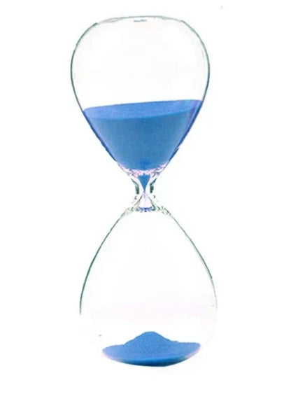 Vivolux | Kreative transparente Sanduhr aus Glas