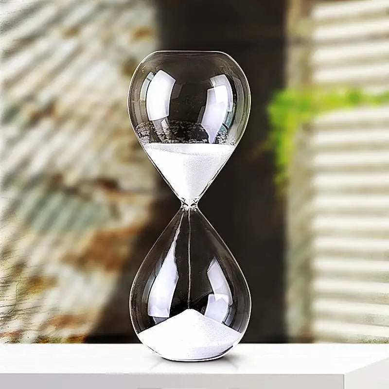 Vivolux | Kreative transparente Sanduhr aus Glas