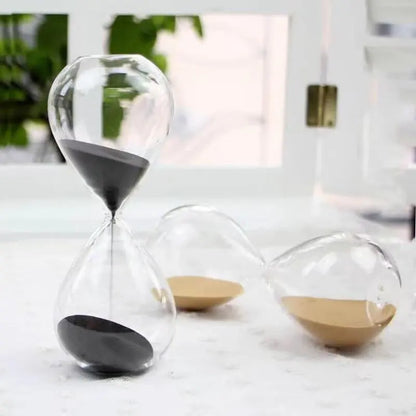 Vivolux | Kreative transparente Sanduhr aus Glas