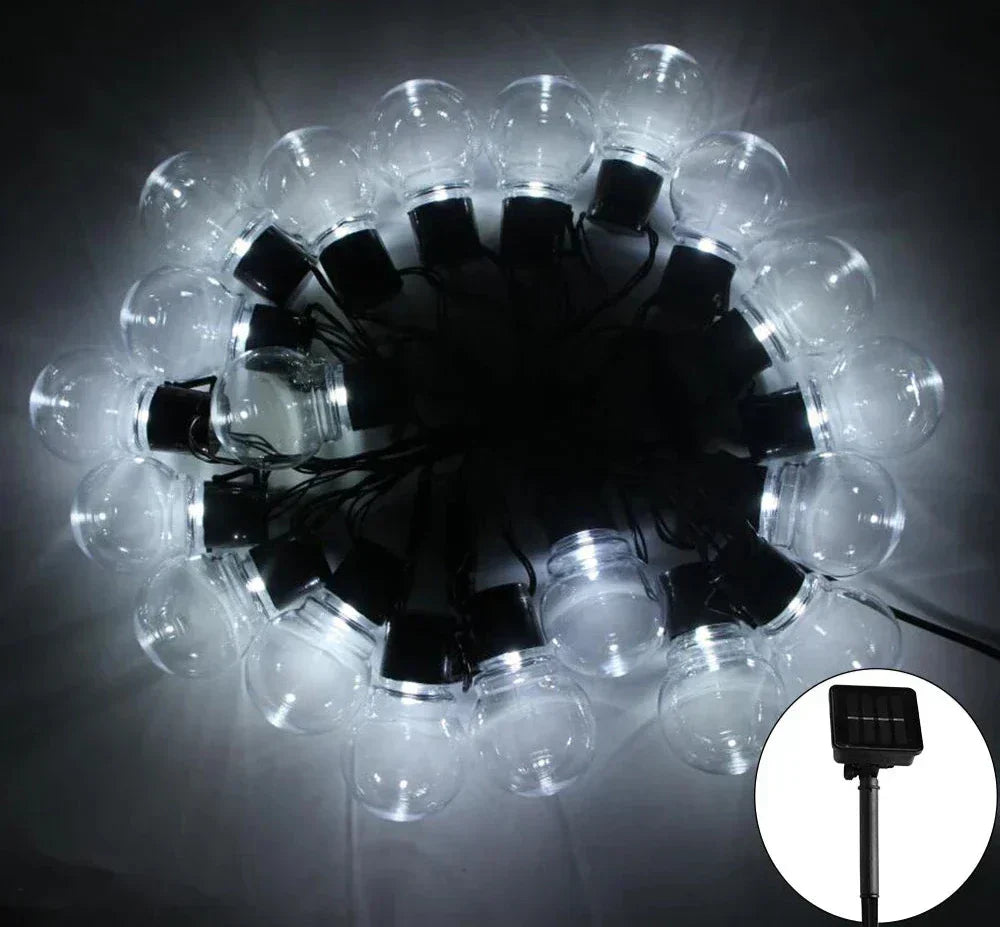 Vivolux | LED Solar-Lichterkette für Außen – Umweltfreundliche Garten- und Terrassenbeleuchtung