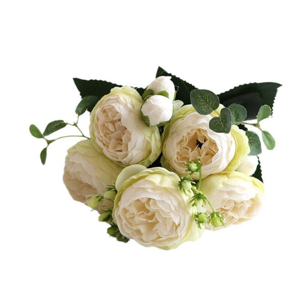 Vivolux | Blossom Kollektion: Exquisites 5-Kopf Seidenblumenbouquet