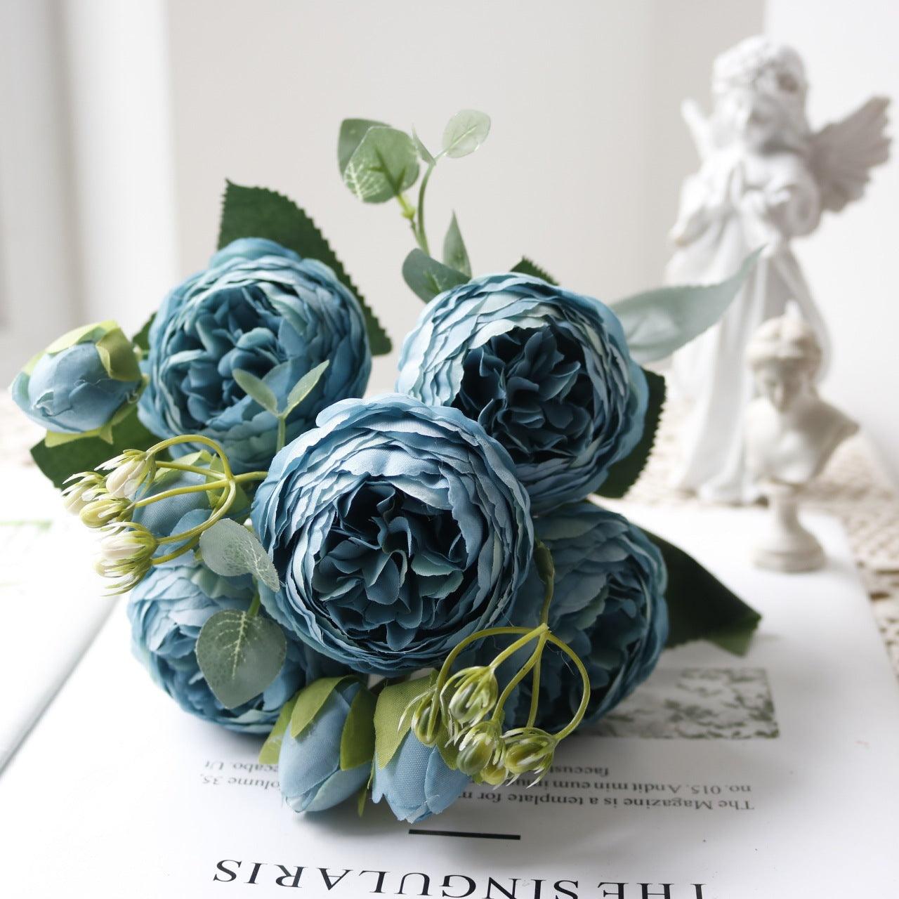 Vivolux | Blossom Kollektion: Exquisites 5-Kopf Seidenblumenbouquet