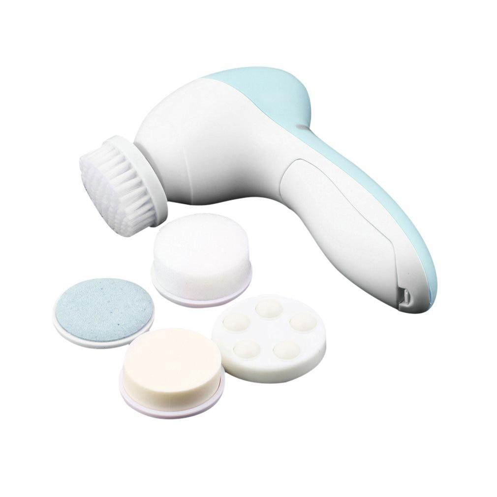 Vivolux | IcoolGadget 5 in 1 Elektrischer Gesichtsreiniger Körpermassage Mini Hautporenreiniger Beautymassager Waschgesichtmaschine