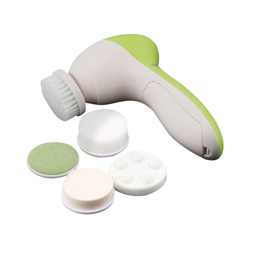 Vivolux | IcoolGadget 5 in 1 Elektrischer Gesichtsreiniger Körpermassage Mini Hautporenreiniger Beautymassager Waschgesichtmaschine