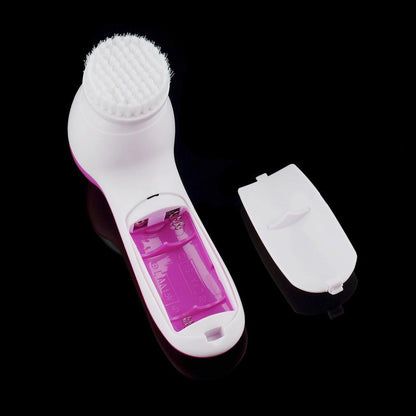 Vivolux | IcoolGadget 5 in 1 Elektrischer Gesichtsreiniger Körpermassage Mini Hautporenreiniger Beautymassager Waschgesichtmaschine