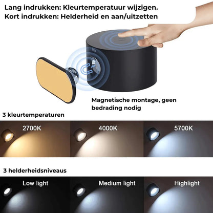 Vivolux | Wandlampe Wiederaufladbar Kabellos 360°