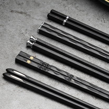 Vivolux | DineLux – Luxuriöses Essstäbchen-Set mit Raffinierten Designs (5 Paar)