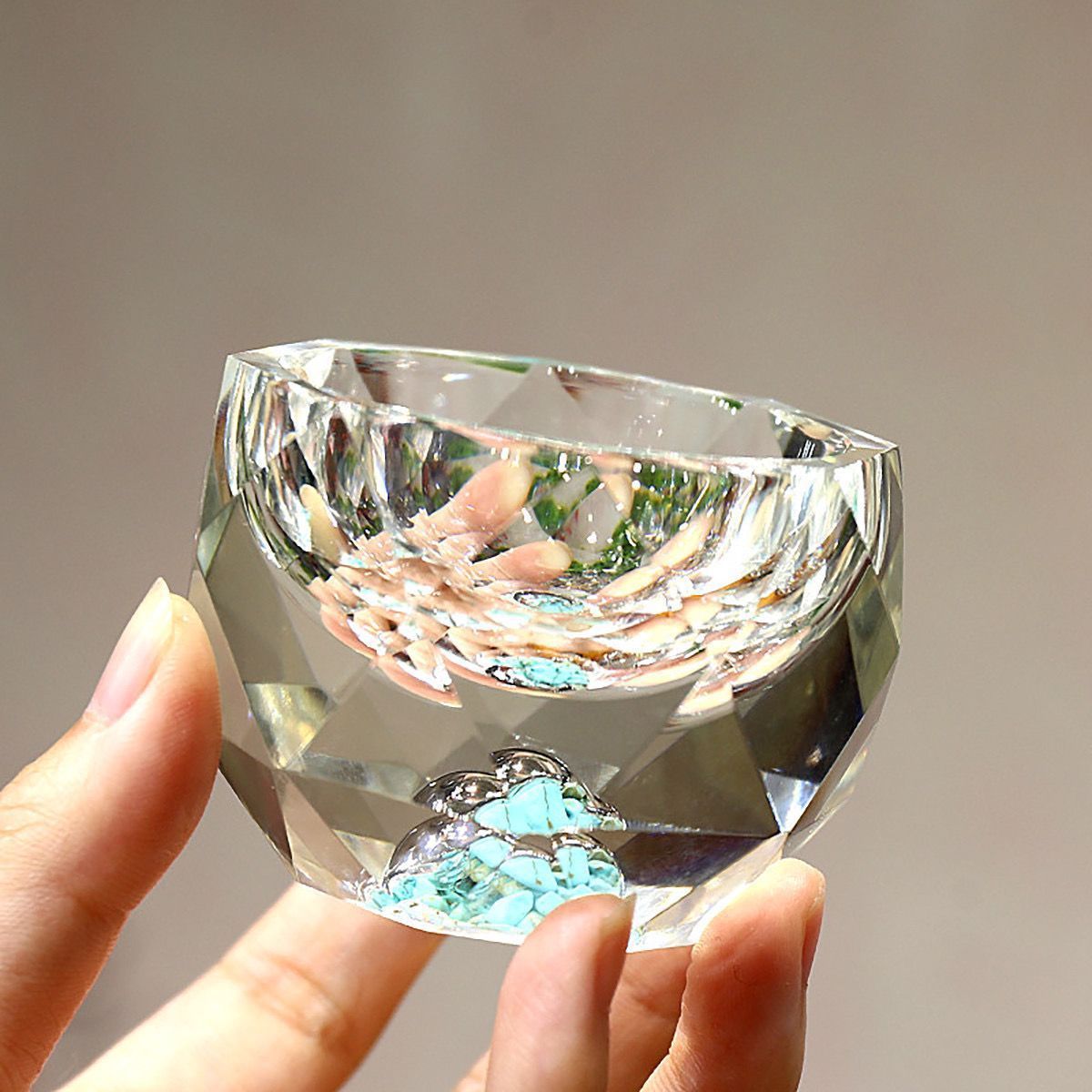Vivolux | 50ml diamantgeschliffene Kristall Getränkegläser Wodka Schnapsgläser Weingläser Whiskey Gläser Spirituosen Sake Soju Brandy Teetasse