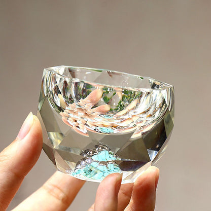 Vivolux | 50ml diamantgeschliffene Kristall Getränkegläser Wodka Schnapsgläser Weingläser Whiskey Gläser Spirituosen Sake Soju Brandy Teetasse