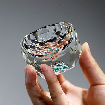 Vivolux | 50ml diamantgeschliffene Kristall Getränkegläser Wodka Schnapsgläser Weingläser Whiskey Gläser Spirituosen Sake Soju Brandy Teetasse